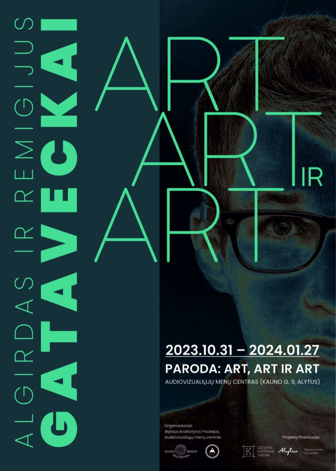 Mūsų globos ambasadorių, brolių Algirdo ir Remigijaus Gataveckų parodos „Art, art ir art” atidarymas